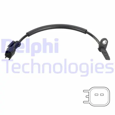 DELPHI GDB1739 Ön Abs Kablosu Custom 12> Transit V-363 14>   Tek Teker 1763975 BK212B372AC XBS1120 900915 30808 AB2333 6S873 ABS1262 AS5151 818016155