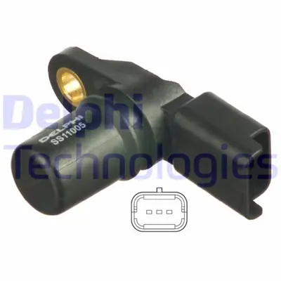 DELPHI QJ16AR-U Eksantrik Devir Sensörü Renault Kangoo 01> Symbol Ii 08> Megane Ii 04> Master Iii 10> Clio Iii 05>1.2 1.5dci 1.6 2.0 2.3dci 8200033686 1679298z 17SKV355 904048 150845 403043 16148000000 8200285798 12005064 7701058077
