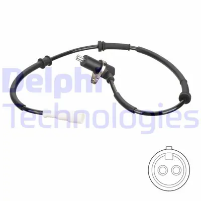 DELPHI R14006 Abs Sensörü Kangoo-Kangoo Express-Kangoo Rapid 08-1997> 293907 9001207 V46720235 36534 7700301311 265006400 LVAB317 60478 XABS753 200295