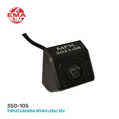 EMA 509333 Topuz Camera Siyah Ledli 12v 