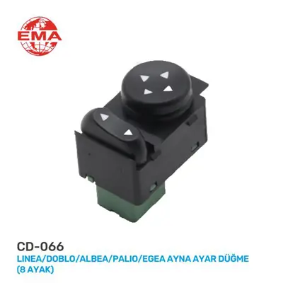 EMA 509490 Ayna Ayar Düğme (8 Ayak) Linea-Doblo-Albea-Palio-Egea 