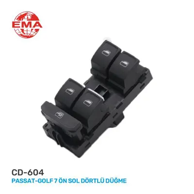 EMA 509491 Passat-Golf 7 Ön Sol Dörtlü Düğme 