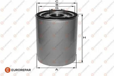 EUROREPAR KDP455350 E:Yağ Filtresi PH5552EG 1682279780 2136010 LB564 LK4029 LF906 2M134 V100950 4055F0543 DOFC264