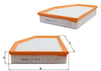 BEHR MAHLE 509907 Hava Filtresi Bmw B47 B48 G30 G32 G11 G12 G01 G02 G05 G06 G08 13718577171 AR1645PMS 106096 E1346L LX4625 C28038 ADB112258 A1868 PA7876 ELP9545