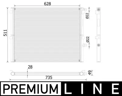 BEHR MAHLE 72562ST Ilave Su Radyatoru Bmw B48 B58 G30 F90 G31 G32 G11 G12 G15 F92 G16 F93 G14 17112671573 17118484638 CR2307000P 550168 17117933871 2671573 8619621 7933871 8664919 17118619621