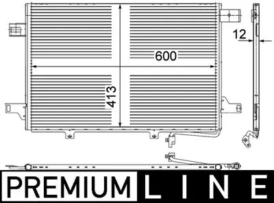 BEHR MAHLE 730375 Klima Radyatoru (Tavan) Mercedes Sprinter B906 06> . Vw Crafter 30-35-50 2E0820413A 68013633AA 466344 A9065000054 9065000054 9065000454 8FC351307641 2E0820413 A9065000454 940054