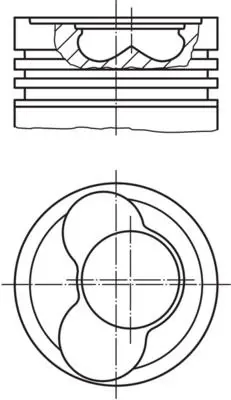 BEHR MAHLE A1111 Motor Piston+segman (Std) Vw T4 2.5 Tdi (Acv-Ahd-Anj) 1.2 Silindir (81.01) 074107065AA