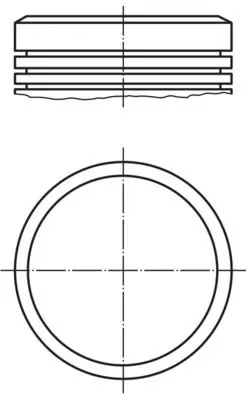 BEHR MAHLE A1569 Motor Piston+segman (79.00) P206-P207-P307-Partner-C3-Berlingo 1.6 İe 16v Tu5-Jp4 00>(040pi00004101) 0628.N2