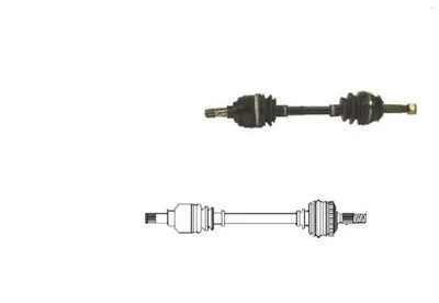 CIFAM 20-05903 (X) Aks Ön Sol Corsa C 1.0-1.2 00=> Abs'Siz (Mekanik) (582x22x22) 