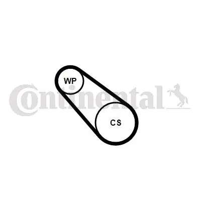 Continental TD535W Devirdaim + Kayiş (3pk576) Corsa F-Crossland-P108-P208-P301-P308-P2008-C-Elysee-C1-C3-C4-Ds3  1.2 Vti Puretech 9675874180 3PK576E 290566 3PK576SF FB3EPK576 CA3SPK576 791571 3PK576ELAST 3PK576 33104791