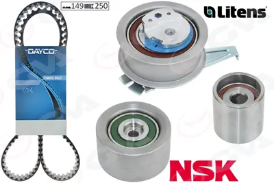 GVA 3397014683 Eksantrik Gergi Kiti Caddy-Passat-Leon-Superb-Kodiaq-A4-A5-A6 2.0 Tdi 2016=> 05L198119A 05L109243 05L109119A