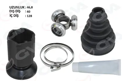 GVA 36159 Aks Kafasi İç Tiguan-Q3 2.0 Tfsi-2.0 Tdi (07-)(Otomatik) Cbab-Cffb-Clja-Cpsa-Culb 2.0 Tfsi-2.0 Tdi VKJA8726 5N0498103A 5N0498103AX 5N0498103C 5N0498103CX BSG90340044 90340044 CV1853N 5N0498103AV 661048