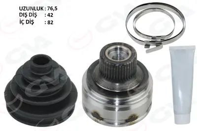 GVA 38775 Aks Kafasi Diş A4-A5-Q5 1.8 Tfsi-2.0 Tdi (08-) Caga-Caba-Cabb-Cdha-Cdhb 1.8 Tfsi-2.0 Tdi 8K0407305C 151697 8K0498099B 1004980239 304956 8K0498099BX BSG90340049 90340049 24685 GKNJ20514