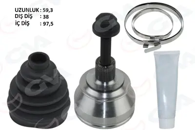 GVA 38777 Aks Kafasi Diş A6 2.0 Tdi (05-) Blb-Bre 2.0 Tdi 4E0407305D 491474 CVN1948 4E04007305D 113488 854029172 4E0498099A PRJ291 151695 1710A8