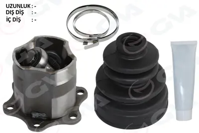 GVA 44072 Aks Kafasi İç Golf5-Jetta-Passat-Caddy-A3 1.9 Tdi-2.0 Tdi (04-)(Otomatik) Bjb-Bkp-Bkd 1.9 Tdi-2.0 Tdi 1K0498103E 1K0407271NM 1J0407363E 3C0498103F 661057 306656 3Q0498103 1K0498103EX 3C0498103FX 1K0498103Q