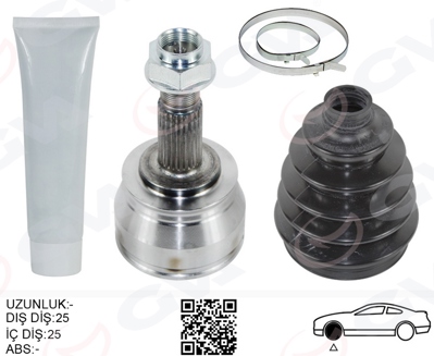 GVA 800513 Aks Kafasi Diş Egea 1.3-1.6 Mjtd (15-) 46308734 46308732