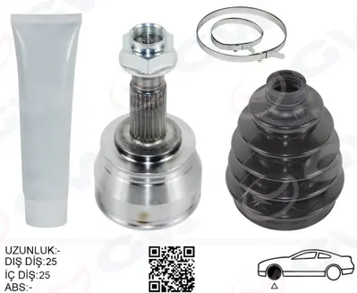 GVA 800513 Aks Kafasi Diş Egea 1.3-1.6 Mjtd (15-) 46308734 46308732