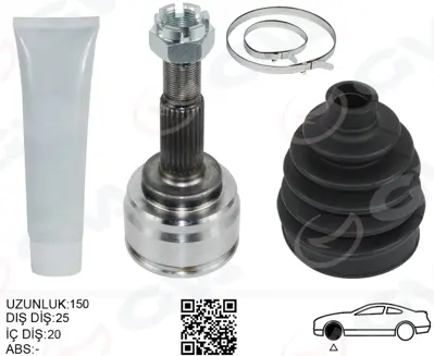 GVA 811812 Aks Kafasi Diş Micra 1.2 K13 (10-)-Note 1.2 (13-)( Otomatik+manuel Vites ) 392111HC3A 391003VA0A 391011HC3B 391001HC3B 391001HC3C 7031 607763 62011021 VKJA5784 151763