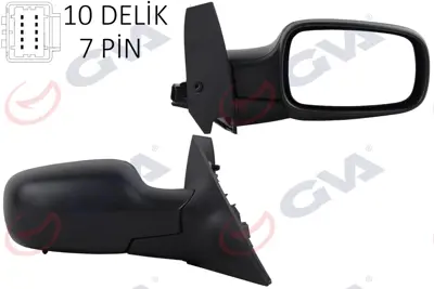 GVA D0303 Diş Dikiz Aynasi Sağ Scenic (03-08) Elektrikli+isitmali+sensörlü+konveks  7 Fiş Vm-139ehpsr 7701068385 4328808 60323821 7701055997 E2210 RD00916 5402041129224P 54324092 3280093 10631802