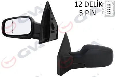 GVA D4468 Diş Dikiz Aynasi Sol Clio 06> Elektrikli+isitmali+asferik  5 Fiş Vm-6136ehal 7701061192 RN3257314 60093721 4331807 3280106 3461162C 6121175 60093725 54347 7701061194