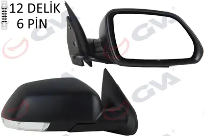 GVA G8127 Diş Dikiz Aynasi Sağ Octavia 04> Elektrikli+isitmali+sinyalli+konveks  5 Fiş Vm-605ehr 54524717 1Z1857508F01C 1Z1857502BK 52826 SK0247323 E2236 7831224 58617022 1282 75211044