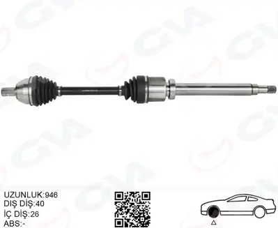 GVA R18430 Ön Aks Komple Sağ Ford Mondeo Iv 2.0 Tdci-1.6 Tdci&Nbsp;07>14- Galaxy  2.0 Tdci 07>14 S-Max  2.0  Volvo S60 Ii &Nbsp;D3-D4-D5 12>15 S80 Ii 2.5 T -2.0 Tdci -2.4 D- D5 V60 &Nbsp;D3 -D4-D5-2.4 D5 V70 Iii &Nbsp;D3 1460805 461800043 735361939 735480397 430055 23094 440662 CCD3094 735400934 299212