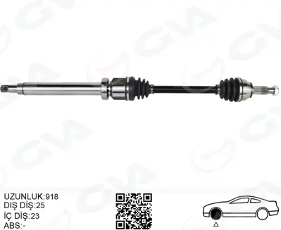 GVA R18460 Ön Aks Komple  Sag Fiesta V 1.4 Tdci 02>08 Fuison 1.4 Tdci  Fiesta Vii 08>12  1.25-1.4tdci-  1.5 Tdci-1.6 Tdci B-Max 14> 1.4ti 2S613B436AG 1142790 T68294 1468572 12619 2S613B436AE 1359342 24191 218203 137558