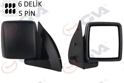 GVA R3775 Diş Dikiz Aynasi Sağ Combo C 01> Elektrikli+isitmali+konveks  5 Fiş Vm-965ehr 6428193 54172 1202 13172724 9246421 13148969 13125964 6428890 OP0317313 2829M08