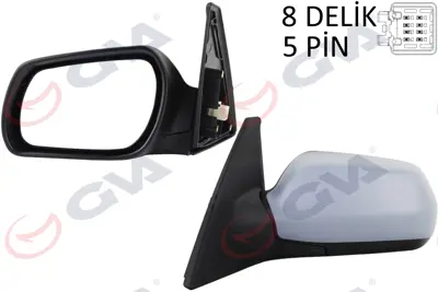GVA V1149 Diş Dikiz Aynasi Sol Mazda 3 03> Elektrikli+isitmali+astarli+konveks  5 Fiş Vm-324ehpl 3200026 BP4L69180A08 45083721 BP4L69180K08 BP4L69180B08 BP4L69180M08 BP4L69180H08 BP4L69180J08 MZD211L 6139906