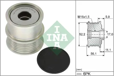 INA 7701206592 Alternator Rulmani 