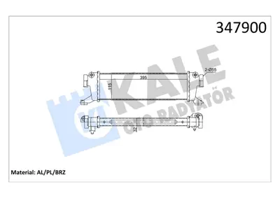 KALE 303423 Turbosarj Radyatoru Mercedes A-Class W168 01>04 Vaneo 414 02>05 1685000000 A1685000000 2111340 376723311 96782 127080N 30151 30004261 7063003 95002004SF