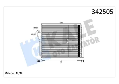KALE 304328 Klima Radyatoru Bmw S63 N63 E70 E71 F15 F16 G05 G06 64509239944 70816171 8FC351100704 AC269000S AC269000P 52028N BW5474D 8FC351100701 165263 70816172