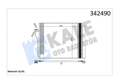 KALE 306354 Klima Radyatoru Bmw F01 F02 F03 F04 64509109724 350077 350203717000 BW5371 9109724 9389418 9391491 64509391491 9149390 KBW5371