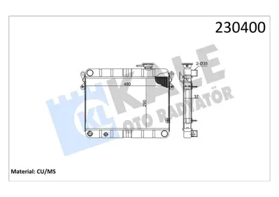 KALE 7751869 Radyatör M131 Em-Ym (470x292x34) (3 Sira Super Ps+fanli Sistem) 4341462 5953475 102300 ST02140 1020379802 FT2016 80050N 61850 312245 5953680