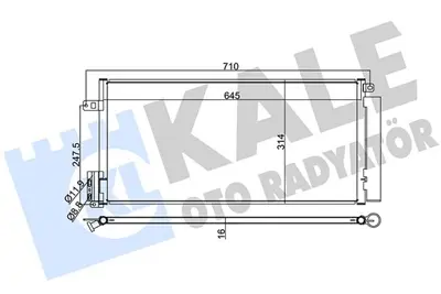 KALE BAU063016 Klima Radyatoru Opel Corsa D-Combo 06> Fiat Grande Punto-Bravo Ii-Linea 1.3-1.7 Cdti-Mtj 1.6t  (Al/Al) (625x295x16) 1850168 FT5310D 1850158 TSP0225551 8FC351304724 RA7111160 51826520 AL5116 120OP13001 50540718