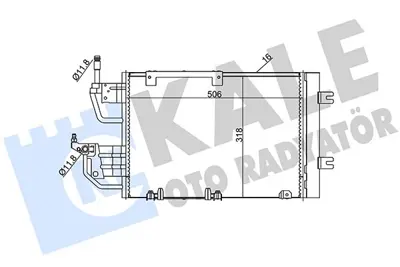 KALE BCH012026 Klima Kondenseri Astra H Cdti-Zafira B Cdti (Al/Al) (530x320x12) 13171592 13300339 93182213 720M61 DCN20013 1850111 8FC351302371 PRD8168 KTT110027 5052305454