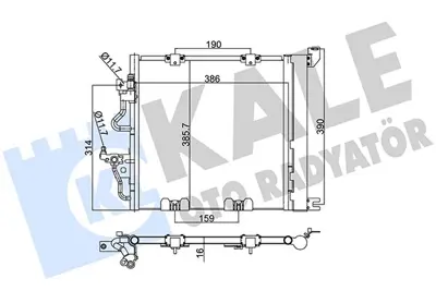 KALE BCH013026 Klima Radyatörü (Kondenseri) Opel Astra H 04>10  Zafira B 05>15 1.3-1.7-1.9 Cdti-Dt-Dth-Dtl (Al/Al) (405x385x18) 13129195 350203256000 BCQ256 OPELA330 93178961 720M59 35598 161048 5052305368 393600