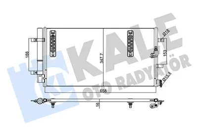 KALE MLA002034 Klima Kondenseri A4-A5-A6-A7-Q5 (Al/Al) (645x344x16) 8K0260401N 8K0260403D 8K0260403AE 8K0260401H 8K0260401E 8K0260401D AIA5297 8K0260401R 8K0260403T 8K0260403AB