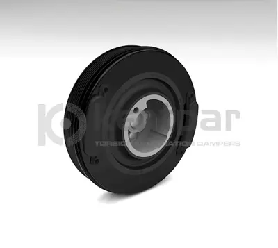 KENTPAR DF6667 Krank Kasnaği (Kit)citroen Xsara-Peugeot 206-307-Fiesta-Volvo S40-S80-Suzuki-Mini-Mazda 2-3 1.6d 16v (1 Adet Pullu Civata) 2S6QGB319AA 1319518 1319519 DP029 2150014 SU00100759 421220D 515P8 515V0 515V7