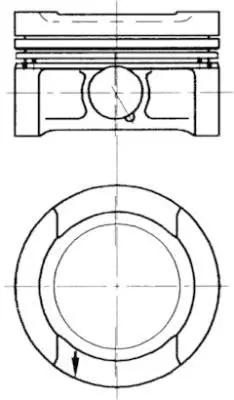 KOLBENSCHMIDT TH22592G1 (X) Motor Piston+segman 0.50 Polo Classic-Golf Iv-A4-A3a 1.6 20pim (81.01) (Adp-Aeh-Apf-Aek-Aft-Ahl 