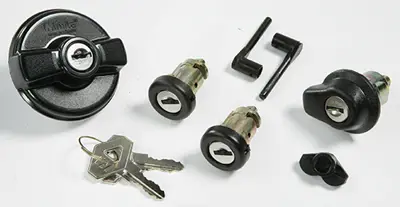 MITA 047343-S Kapi Kilit Seti (3'Lü Set) Depo Kapakli R9 7700795759