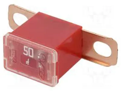 MTA JTE300 (0475050) Yan Ayakli Sigorta 50 Amper Kirmizi 