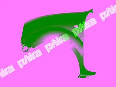 ORAN 1987947663 Çamurluk Ön Sol Sinyal Delikli Sac Renault Kangoo 1998-2003 7751691052 RN9163014 ACI4310655 643100050 4412607 4310655 606101 679171 LAML01743 4310655B