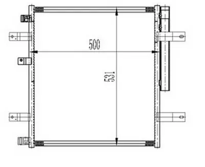 ORIS 251561 Klima Kondenseri Mercedes Benz Atego 97=> (Oto.-Mek.) 8FC351344291 ME5238 A9705000154 420031 35925 132000N 703856 9705000154 940094 466342
