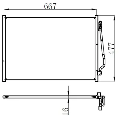 ORIS 251599 Klima Radyatoru Mercedes S-Class W221 05>13 2215000354 A2215000454 8062094 A2215000354 169982 30005392 30005392X 60305392 KMSA5392 AC364000P