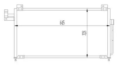 ORIS 251648 Klima Kondenseri Mazda 323-323f 1.6i 16v 98=> (Oto.-Mek.) BK2J61480A 387700 716M26 818086 V32620003 8FC351304361 AC491000S 35341 BK2J61480 8FC351038541