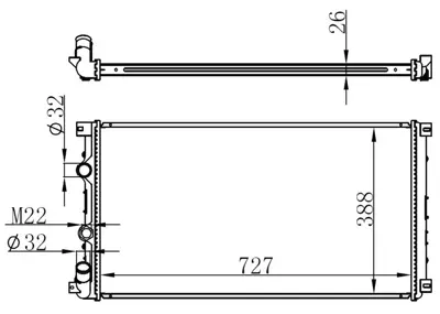 ORIS 439475 Radyatör Brazing Movano-Master Ii (99-01) 1.9-2.2-2.5-2.8 Dt (Ac+mek) (727x388x26) 4403216 9111216 RDC073002 8MK376771731 123127 7701049664 197000 63819 732919 2073002