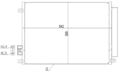ORIS 588013 Klima Radyatoru Fiat 500 09> Panda 12> Ford Ka 08> Lancia Ypsilon 11> 0.9t 1.2 1.3d Mtj 1.4 51786211 940280 160160026 8042066 940028 17005347 V24620013 260353 DCN09045 8880400462