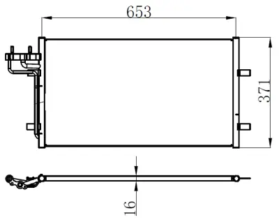 ORIS 588034 Klima Radyatoru Kondenseri Focus Cmax (03-07) 1.6-1.8-2.0-1.6tdci-1.8tdci-2.0tdci (628x371x16) 1234248 18005367 1491689 2533305367 1516838 35551 92007N 8FC351301731 103426 8880400417