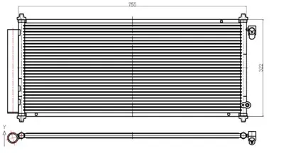 ORIS 588063 Klima Kondenseri Honda Jazz 1.4 03=> (Büyük Tip) 80110SAA013 940051 HD322C001B HD5222 8193014 HD5222D 105244 35791 392000 814043